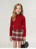 Suéter Clase A para Niños, Nuevo Punto de Manga Larga de Cuello Alto para Otoño/Invierno para Niños y Niñas, Suéter Básico de Color Sólido, Tendencia Transfronteriza