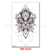 Pegatina de Tatuaje Pegatina de Tatuaje para Mujer Flor Brazo Medio Brazo Set de Pegatinas de Tatuaje
