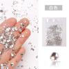 Venta al por mayor, 1440 pels, decoración de uñas, diamantes de imitación blancos transparentes, superbrillantes, diamantes checos AB, color DIY, taladro plano para decoración de uñas