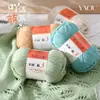 Venta al por mayor transfronteriza Linda Mezcla de Algodón Peinado y Acrílico Crochet Hecho a Mano Ropa para Muñecas Kit de Material de Flores