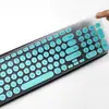 Película protectora para teclado Bluetooth inalámbrico Logitech K780, a prueba de polvo, impermeable, cubierta de silicona cóncava-convexa para Logitech