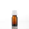 Envío Directo en Stock Botella de Vidrio Ámbar de 10 ml para Cuidado de la Piel, Botella para Esencia, Botella Dosificadora Cosmética, Botella para Loción