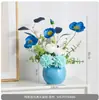 Flores Artificiales, Arreglos de Flores Falsas para Sala de Estar, Dormitorio, Oficina, Mesa de Comedor, Plantas en Maceta, Ramos de Flores Secas, Artículos Decorativos, Decoración del Hogar