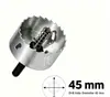 Machado de Máquina Métrica HSS 6542, Macho de Corte de Rosca de Alta Dureza para Aço Carbono Ferro Cobre Máquina de Perfuração Ferramenta