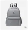Mochila à prova d'água da moda de grande capacidade, estilo casual e simples para o campus, mochila escolar para estudantes do ensino médio e universitárias, bolsa transfronteiriça