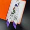 Cachecol Decorativo Estreito Longo Seda Twill Francesa Toalha de Tornozelo Cinto de Cabelo Bolsa Decorativa Estilo Coreano Novo Cachecol