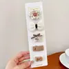Pinzas para el Cabello de Alta Gama Estilo Bosque Que No Pellizcan la Cabeza, Pinzas para el Cabello Dulces de Dibujos Animados, Pinzas para el Cabello de Moño para Niñas Pequeñas, Accesorios para el Cabello Sin Costuras