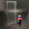 Caja de Embalaje de PVC en Stock Caja Transparente Embalaje de Cosméticos Figura de Juguete Mascota Caja de Embalaje de Plástico Plegable con Gancho
