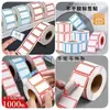 Haolixin Etiqueta Adhesiva Papel para Etiquetas Adhesivo Desprendible Notas Adhesivas Pegatina de Marcador Impermeable Etiqueta Adhesiva