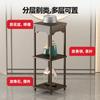 Estante de Flores Prateleira Varanda Madeira Maciça Multi-Camadas Piso Suporte para Plantas Suculentas Plantas Verdes Sala de Estar Estilo Chinês Estante de Flores