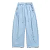 Calça Casual Masculina 2026 Novo Estilo com Sensação de Gelo, Solta, Fina, Seda de Gelo, Perna Larga, Emagrecedora, Esportiva, Versátil, Longa
