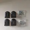 Pata de mesa plegable sujetador de carcasa única de plástico para escritorio de escritura, mesita de noche pequeña, accesorios y piezas de mesa plegable