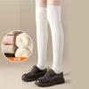 Leggings de Invierno para Mujer con Forro Polar Gruesos y Cálidos por Encima de la Rodilla Calentadores de Pierna Calcetines hasta el Muslo