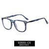 93555 nuevo armazón de gafas azules para miopía se puede equiparar con la cantidad en stock de fábrica al por mayor armazón de gafas planas de comercio exterior para hombres