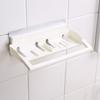Estante de baño sin costuras para inodoro sin perforaciones montado en la pared ventosa para cosméticos toallero jabonera