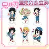 Cazador de demonios: Kimetsu No Yaiba Figura de Acrílico con Soporte - Festival de la Fresa - Nezuko, Mitsuri, Tanjiro, Figura de Acrílico para Exhibición de Anime