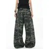 Tendencia de comercio transfronterizo sensación original holgados OV camuflaje hip-hop estilo americano diseño de pantalones largos ropa de trabajo pantalones casuales de pierna ancha hombres