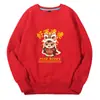 Sudadera 2026 Año del Caballo para Hombres y Mujeres, Conjunto de Pareja Cuello Redondo, Ropa Roja para el Año de Nacimiento, Evento de Fiesta de Año Nuevo, Algodón de Manga Larga