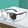 Novos Óculos de Cor Mudável com Armação Grande para Homens Uso Duplo Interno e Externo Fotossensíveis Anti-Luz Azul Óculos de Proteção para os Olhos Contra Vento e Areia