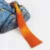 Pingente de Borla Borla 15cm Nó DIY Acessórios Feitos à Mão Hanfu Botão de Pressão Estilo Antigo Borla Decorativa de Seda de Gelo