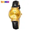 Belleza Atemporal Selección Transfronteriza Reloj para Mujer Redondo Sencillo Reloj para Mujer Correa de Cuero Resistente al Agua Reloj de Pulsera para Mujer Reloj de Cuarzo Mayoreo