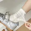 Calcetines de Verano Zhuji de Algodón Puro Calados para Mujer, Absorbentes de Sudor y Transpirables, Estilo Ballet Calcetines Coreanos de Media Pantorrilla, Nuevo Modelo de Verano 2026