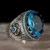 Anillo con Relieve Estilo Palacio Cao Shi Taobao Wholesale para Mujer Anillo de Gama Alta Estilo Barroco Joyería