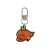 Llavero de Goma Suave de Fantasma de Halloween Dibujado Hebilla de Puerta en Forma de 8 en Forma de U Llavero Pinza de Langosta Figura de Muñeco Hebilla Colgante Adorno
