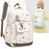 Mochila de estilo dulce de gran capacidad y múltiples compartimentos, modelo popular para chicas de secundaria y preparatoria, mochila escolar que protege la columna vertebral, mochila de alto valor estético