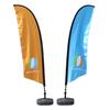 Bandera de Playa Promocional para Exterior Publicidad Bandera Cuchillo Aleación de Aluminio Bandera Gota de Agua Bandera Pluma Cuadrada Bandera de Inyección de Agua Personalizada Doble Cara