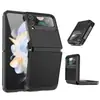Comercio Exterior Adecuado para Samsung Zflip6 Armadura Militar Anticaídas Coreana Zflip4/5/6 Funda para Teléfono con Pantalla Plegable y Bisagra