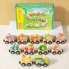 Bloques de construcción magnéticos digitales de tren pequeño, coche ensamblado, juguetes educativos de madera para niños de 1 a 2 años, 3 bebés, educación temprana, iluminación.