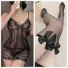 Lencería morada, estilo deseo puro, camisón de tirantes, encaje calado, transparente, ropa de cama sexy, coqueto, estilo deseo puro