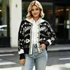 Cárdigan de Punto con Cuello, Colección Otoño e Invierno 2026 Transfronteriza, Suave y Agradable para la Piel, de Botones, Estilo Holgado y Relajado, Versátil Abrigo Suéter