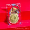 Moneda de la Suerte Calcomanía para Teléfono Llavero para el Año de la Oveja, Hoja de Oro de Imitación Oveja de Dibujos Animados Calcomanía Dorada, Saludo de Año Nuevo Regalo Transfronterizo Venta al por Mayor