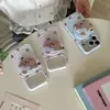 Oso Adorable con Lazo, Soporte Magnético para Funda de Teléfono Apple 18 Promax, Adecuado para 17 Pro, Succión Magnética Wave 16