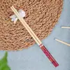 Palillos Desechables para Bodas, Festivales, Hoteles, Restaurantes, Banquetes y Uso en Casa, Rojos, Extra Largos, de Gama Alta, Higiénicos