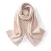 Bufanda de cachemira de punto trenzado francés, color liso, unisex, gruesa, cálida y proporciona protección para el cuello, un accesorio versátil para cualquier atuendo.