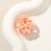 Grampo de Cabelo Pequeno Flor Brilhante Transfronteiriço de 2,5cm em Cores Morandi, Acessório de Cabelo Lateral, Piranha, Presilha de Cabelo, Ornamento de Cabelo