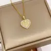 Moda Europeia e Americana Transfronteiriça Religiosa Cobre Micro-Incustado Zircônia Colorida Pingente Joias Católicas Virgem Maria Colar Atacado