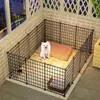 Valla para Perros Estilo Recinto Interior para Mascotas para Uso en Casa, Adecuada para Teddy, Bichón, Corgi, Chihuahua, Perros Pequeños, Puerta para Perros, Jaula para Perros