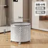 Cesto de Roupa Suja Doméstico Grande Capacidade Cesto de Armazenamento de Roupas Balde de Brinquedos Banheiro Box de Banho Artefato de Armazenamento de Roupas com Rodas Cesto de Roupa