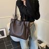 Bolso Tote Retro Versátil para Mujer, Gran Capacidad, Nuevo Superventas Transfronterizo 2025, Bolso de Hombro, Bolso de Axila de Alta Gama para el Trabajo