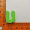 26 Letras Inglesas Flor de Sapato Buraco de Sapato Acessórios de Sapato Letra Acessórios Diy Flor de Sapato Dia do Trabalho Acessórios de Sapato Fivela Acessórios