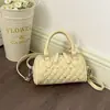 Bolsa Cilíndrica de Mano de Nuevo Estilo Coreano para Mujer Verano 2026, Bolso de Hombro Incrustado con Diamantes, Bolso de Axila, Bolso de Verano para Mujer