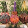 Bolsa para Bola Única Ousada Fabricante Bolsa para Bola de Futebol Vôlei Basquete Bolsa Universal para Bola Pequena Rede de Malha Bolsa de Frutas Atacado