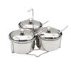 Set de Cajas de Condimentos Sanyi Suministros de Cocina Tarro de Azúcar para el Hogar Tarro de Condimentos de Acero Inoxidable Multifuncional Combinación de Condimentos Multi-sabor