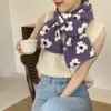Novo Cachecol de Outono e Inverno Feminino de Inverno Estilo Coreano Versátil de Lã Tricotada Estudante Menina Fofa Cachecol Longo de Alta Qualidade