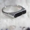 Anillo Cuadrado Gota de Aceite con un Toque de Lujo Ligero y de Alta Gama, Moda de Nicho, Joyería Exquisita y Versátil, Anillo Exquisito de Nicho