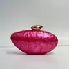 Bolsa de Regalo para Fiesta de Moda Estilo Europeo y Americano Acrílico Brillante Forma de Huevo de Ganso Bolso Cruzado de un Solo Hombro Personalizado Bolso de Mano para la Cena para Mujeres